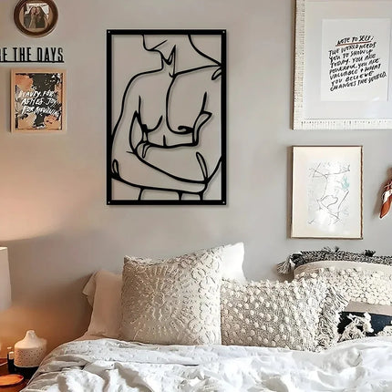 Modern Abstract Metal Wall Art 40x60cm