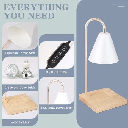 LED Dimmable Candle Warmer Lamp