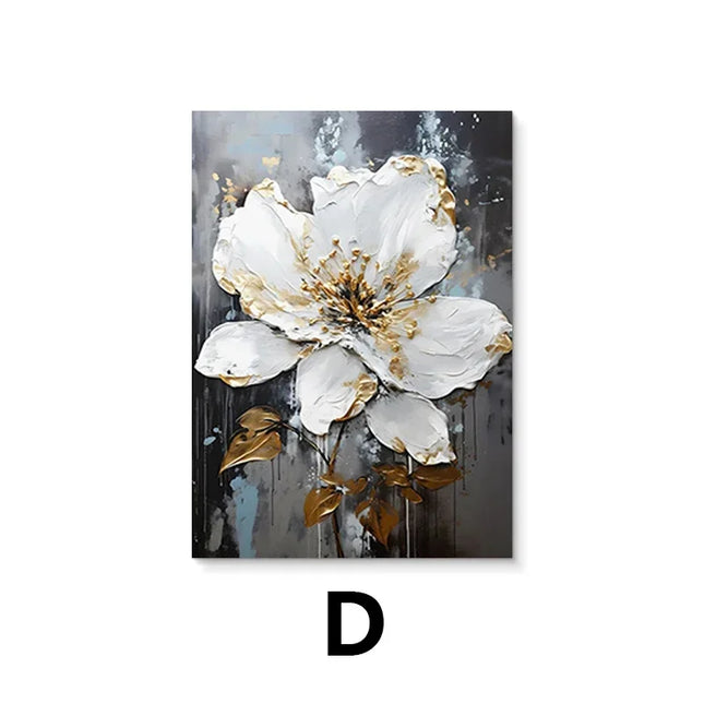 Modern Luxury Flower Canvas Print