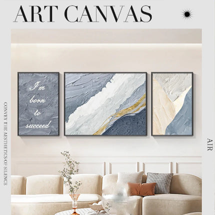 Hand-Drawn Abstract Canvas