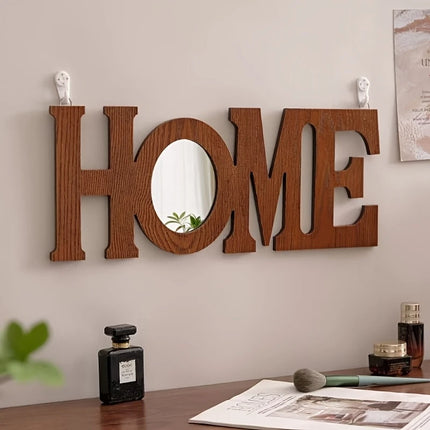 HOME LOVE Wooden Acrylic Mirror