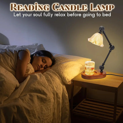 Adjustable Candle Warmer Lamp – 2-Bulb, Timer & Dimmable
