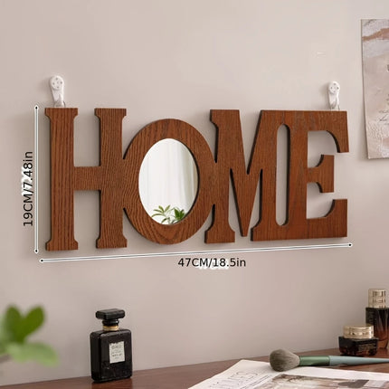HOME LOVE Wooden Acrylic Mirror