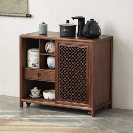 Kitchen Auxiliary Table Sideboard Buffet Cabinet Storage Modern Space Saving Furniture White Lounge Luxury Dining Room Living