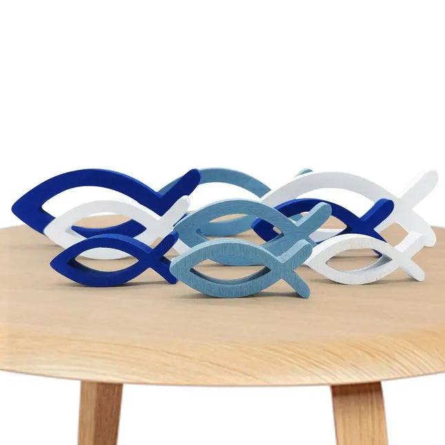 Handcrafted Wooden Fish Wall Art