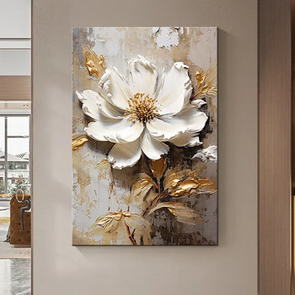Modern Luxury Flower Canvas Print