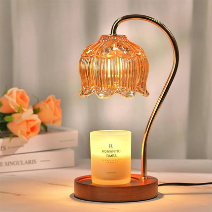 Petal-Shaped Retro Candle Warmer