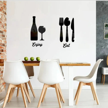 Mirror Kitchen Wall Art