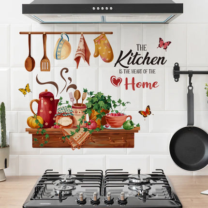 Kitchen Pattern Wall Sticker