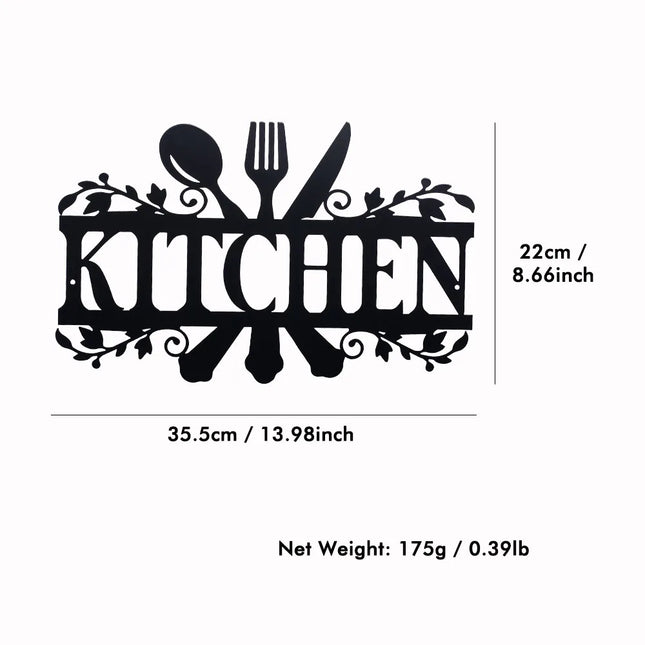 Rustic Kitchen Metal Sign