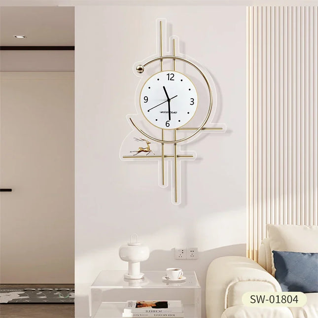 Peacock Design Wall Watch