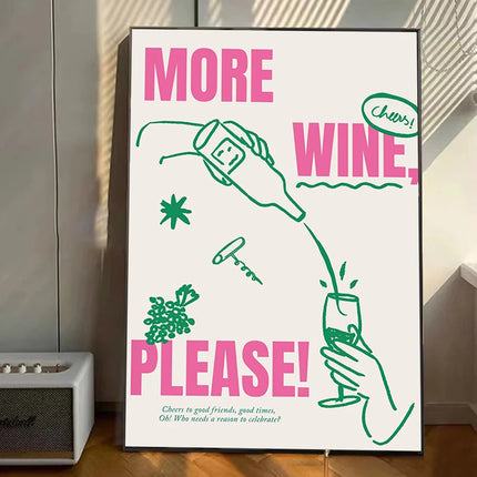 Minimalist Cocktail Wall Art