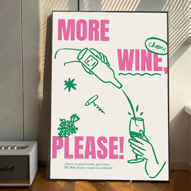 Minimalist Cocktail Wall Art