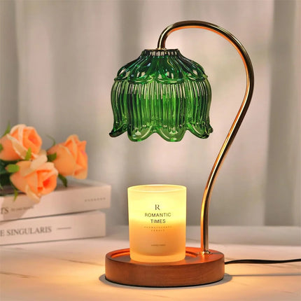 Petal-Shaped Retro Candle Warmer