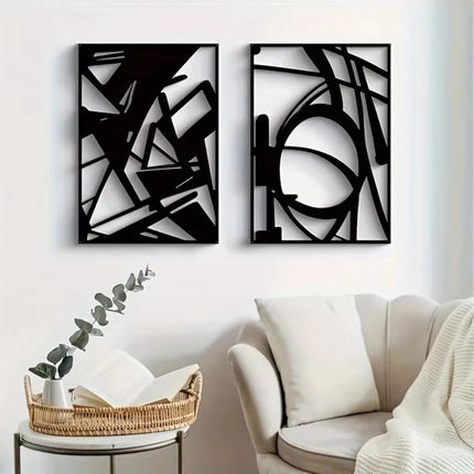 Minimalist Abstract Metal Wall Art