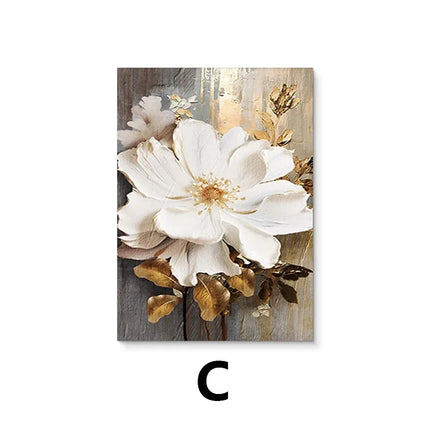 Modern Luxury Flower Canvas Print