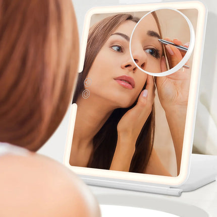 Rechargeable LED Travel Makeup Mirror