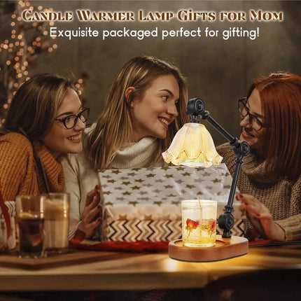 Adjustable Candle Warmer Lamp – 2-Bulb, Timer & Dimmable