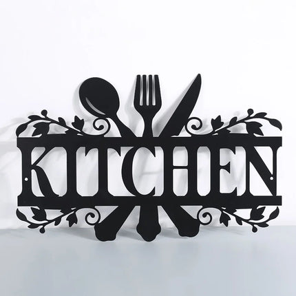 Rustic Kitchen Metal Sign