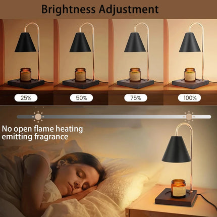 Dimmable Candle Warmer Table Lamp