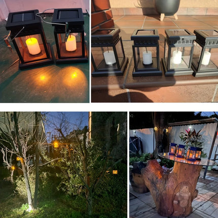 Solar Hanging Candle Lantern