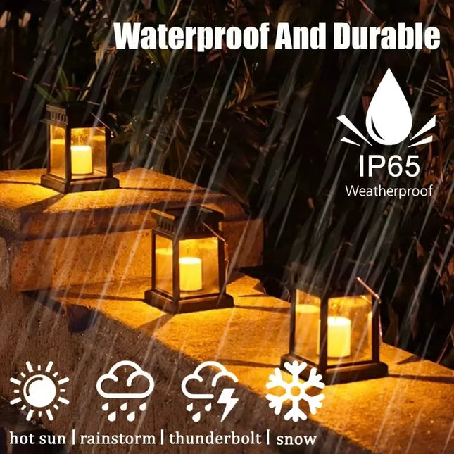 Solar Hanging Candle Lantern