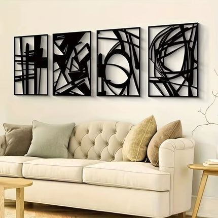 Minimalist Abstract Metal Wall Art