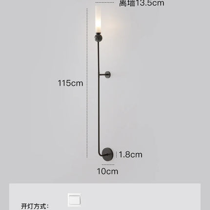 Modern Copper Wall Lamp