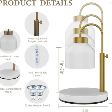 Timer & Dimmer Electric Candle Warmer