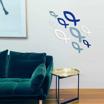 Handcrafted Wooden Fish Wall Art