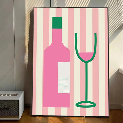 Minimalist Cocktail Wall Art