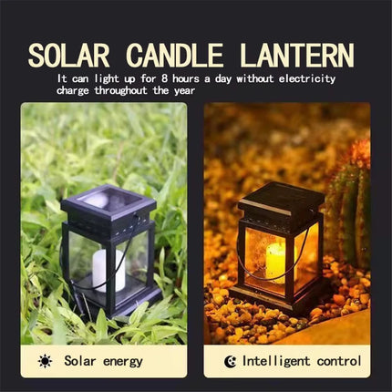 Solar Hanging Candle Lantern