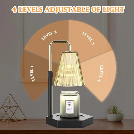 RAINBEAN Adjustable Candle Warmer Lamp
