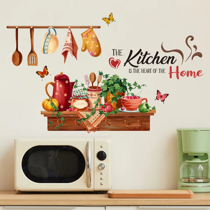 Kitchen Pattern Wall Sticker